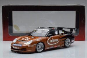 Porsche 911 996 GT3 R #2 S. Miau Carrera Cup Asia 2004 AUTOart 1:18 80488 Metal — billede 7 af 7