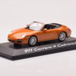 Porsche 911 997 Carrera 4 Cabriolet Orange Metallic Minichamps 1:43 - image 2 of 4