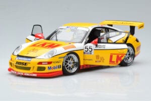 Porsche 911 997 GT3 Cup D. O'Young Carrera Cup Asia 2007 AUTOart 1:18 80785 Metal — billede 2 af 7