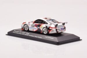 Porsche 911 997 GT3 Cup #124 Mattheus / Geoffroy / Vanbellingen / Fumal 24 Hours of Spa 2005 Minichamps 1:43 400056224 Metal — billede 3 af 4