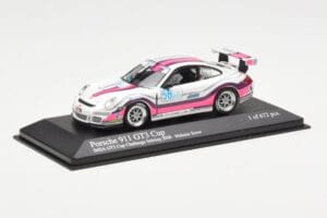 Porsche 911 997 GT3 Cup #56 M. Snow IMSA GT3 Challenge 2008 Minichamps 1:43 400086456 Metal — billede 2 af 4