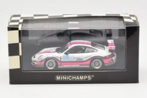 Porsche 911 997 GT3 Cup #56 M. Snow IMSA GT3 Challenge 2008 Minichamps 1:43 400086456 Metal — billede 4 af 4