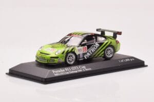 Porsche 911 997 GT3 Cup #8 E. Brown IMSA GT3 Challenge 2009 Minichamps 1:43 400096708 Metal — billede 2 af 4