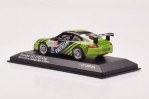 Porsche 911 997 GT3 Cup #8 E. Brown IMSA GT3 Challenge 2009 Minichamps 1:43 400096708 Metal — billede 3 af 4