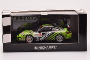 Porsche 911 997 GT3 Cup #8 E. Brown IMSA GT3 Challenge 2009 Minichamps 1:43 400096708 Metal — billede 4 af 4