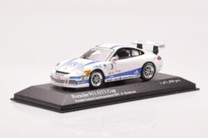 Porsche 911 997 GT3 Cup Porsche Carrera Cup #3 R. Westbrook 2007 Minichamps 1:43 400076483 Metal — billede 2 af 4