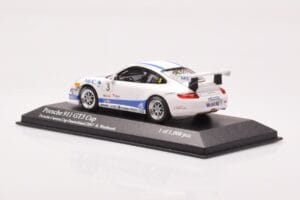 Porsche 911 997 GT3 Cup Porsche Carrera Cup #3 R. Westbrook 2007 Minichamps 1:43 400076483 Metal — billede 3 af 4