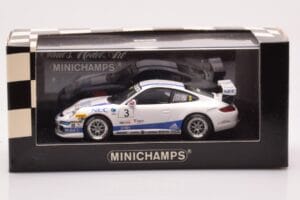 Porsche 911 997 GT3 Cup Porsche Carrera Cup #3 R. Westbrook 2007 Minichamps 1:43 400076483 Metal — billede 4 af 4
