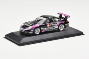 Porsche 911 997 GT3 Cup Swissvax #30 K. Sasaki Carrera Cup Asia Macau 2007 Minichamps 1:43 400076430 Metal — billede 2 af 4