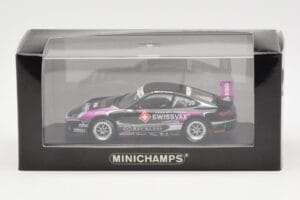 Porsche 911 997 GT3 Cup Swissvax #30 K. Sasaki Carrera Cup Asia Macau 2007 Minichamps 1:43 400076430 Metal — billede 4 af 4