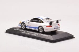 Porsche 911 997 GT3 Cup #3 Team Araxa Racing R. Westbrook Porsche Carrera Cup 2007 Minichamps 1:43 WAP02012318VKK Metal — billede 3 af 4