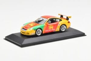 Porsche 911 997 GT3 Cup Visit Sri Lanka #6 D. Malagamuwa Carrera Cup Asia Macau 2007 Minichamps 1:43 400076406 Metal — billede 2 af 4