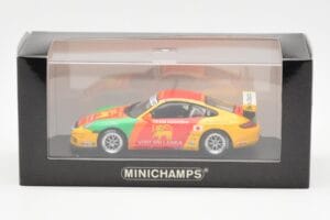 Porsche 911 997 GT3 Cup Visit Sri Lanka #6 D. Malagamuwa Carrera Cup Asia Macau 2007 Minichamps 1:43 400076406 Metal — billede 4 af 4