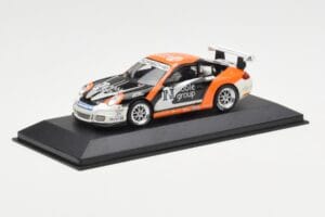 Porsche 911 997 GT3 Cup Noble Group #6 D. Watts Carrera Cup GB 2009 Minichamps 1:43 400076409 Metal — billede 2 af 4
