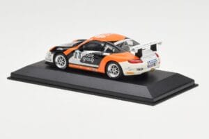 Porsche 911 997 GT3 Cup Noble Group #6 D. Watts Carrera Cup GB 2009 Minichamps 1:43 400076409 Metal — billede 3 af 4