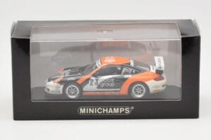 Porsche 911 997 GT3 Cup Noble Group #6 D. Watts Carrera Cup GB 2009 Minichamps 1:43 400076409 Metal — billede 4 af 4