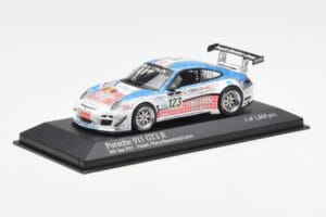 Porsche 911 997 GT3 R Cybernet #123 Fumal / Thiry / Rosenlad / Lefort 24 Hours of Spa 2011 Minichamps 1:43 400118923 Metal — billede 2 af 4