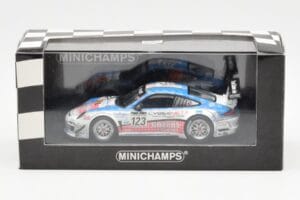 Porsche 911 997 GT3 R Cybernet #123 Fumal / Thiry / Rosenlad / Lefort 24 Hours of Spa 2011 Minichamps 1:43 400118923 Metal — billede 4 af 4