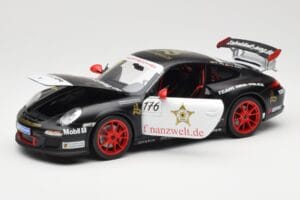 Porsche 911 997 GT3 RS #176 Team Ring Police VLN 2011 Norev 1:18 187570 Metal — billede 2 af 8