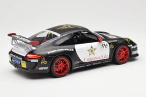 Porsche 911 997 GT3 RS #176 Team Ring Police VLN 2011 Norev 1:18 187570 Metal — billede 3 af 8