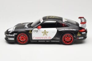 Porsche 911 997 GT3 RS #176 Team Ring Police VLN 2011 Norev 1:18 187570 Metal — billede 4 af 8