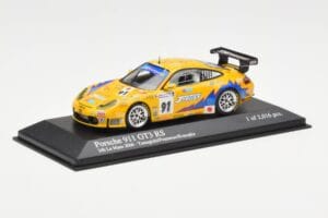Porsche 911 997 GT3 RS T2M #91 Yamagishi / Fournoux / Konopka 24 Hours of Le Mans 2006 Minichamps 1:43 400066991 Metal — billede 2 af 4