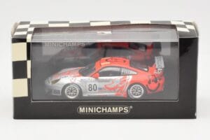 Porsche 911 997 GT3 RSR Flying Lizard #80 S. Neiman / P. Long / J. Van Overbeek 24 Hours of Le Mans 2006 Minichamps 1:43 4000 — billede 4 af 4