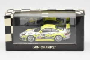 Porsche 911 997 GT3 RSR Krohn Racing #90 J. Bergmeister / T. Jonsson / T. Krohn 24 Hours of Le Mans 2006 Minichamps 1:43 4000 — billede 4 af 4