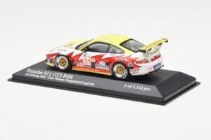 Porsche 911 997 GT3 RSR #31 J. Bergmeister / P. Long / L. Luhr 12 Hours of Sebring Class Winners 2005 Minichamps 1:43 4000564 — billede 3 af 4