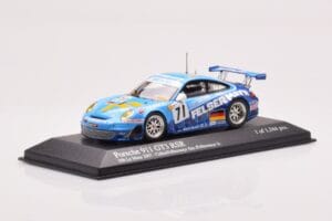 Porsche 911 997 GT3 RSR #71 Felbermayr-Proton M. Collin 24 Hours of Le Mans 2007 Minichamps 1:43 400076771 Metal — billede 2 af 4