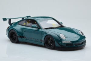 Porsche 911 997 RWB Syunkashuto Grøn GT Spirit 1:18 GT896 Resin — billede 4 af 6