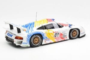 Porsche 911 GT1 #1 A. McNish / R. Sullivan / U. Alzen Rohr Motorsport Daytona 24 Hours 1998 UT Models 1:18 39611 Metal — billede 2 af 6