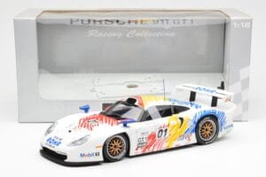Porsche 911 GT1 #1 A. McNish / R. Sullivan / U. Alzen Rohr Motorsport Daytona 24 Hours 1998 UT Models 1:18 39611 Metal — billede 6 af 6