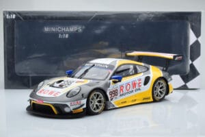 Porsche 911 GT3 R Rowe Racing #998 F. Makowiecki / A. Pilet / N. Tandy 2nd Place 24 Hours of Spa-Francorchamps 2019 Minichamp — billede 6 af 6