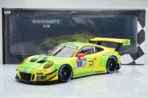 Porsche 911 GT3 R Manthey Racing #911 F. Scherer / K. Estre / R. Dumas / L. Vanthoor / E. Bamber 24 Hours of Nurburgring 2018 — billede 6 af 6