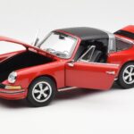 Porsche 911 Targa S Rød Schuco 1:18 450036200 - image 2 of 9