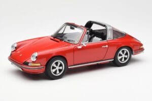 Porsche 911 Targa S Rød Schuco 1:18 450036200 Metal — billede 3 af 9