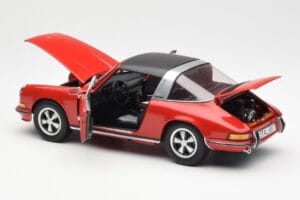 Porsche 911 Targa S Rød Schuco 1:18 450036200 Metal — billede 6 af 9