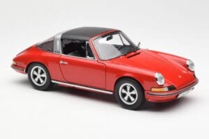 Porsche 911 Targa S Rød Schuco 1:18 450036200 Metal — billede 7 af 9