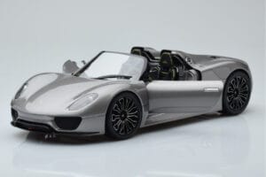 Porsche 918 Spyder Prototype Grå Metallic Minichamps 1:18 110060030 Metal — billede 2 af 7