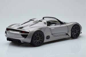 Porsche 918 Spyder Prototype Grå Metallic Minichamps 1:18 110060030 Metal — billede 3 af 7
