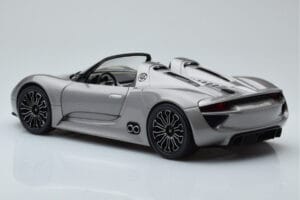 Porsche 918 Spyder Prototype Grå Metallic Minichamps 1:18 110060030 Metal — billede 5 af 7
