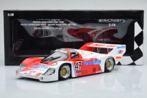 Porsche 956K Grand Prix Preston Henn T-Bird Swap Shop #47 D. Galica / D. Sutherland / P. Henn Brands Hatch 1000km 1983 Minich — billede 6 af 6
