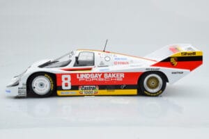 Porsche 956K Lindsay Saker #8 B. Wollek / C. Serra / S. Johansson 1000km Kyalami 1983 Minichamps 1:18 155836698 Metal — billede 3 af 6