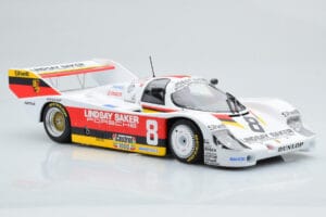 Porsche 956K Lindsay Saker #8 B. Wollek / C. Serra / S. Johansson 1000km Kyalami 1983 Minichamps 1:18 155836698 Metal — billede 4 af 6