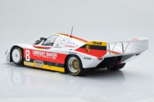 Porsche 956K Lindsay Saker #8 B. Wollek / C. Serra / S. Johansson 1000km Kyalami 1983 Minichamps 1:18 155836698 Metal — billede 5 af 6