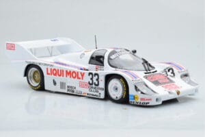 Porsche 956K Liqui Moly Brun Racing #33 H-J. Stuck / H. Grohs / W. Brun 1000km Spa 1983 Minichamps 1:18 155836633 Metal — billede 4 af 6