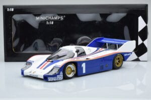 Porsche 956K Porsche System Racing #1 J. Ickx / D. Bell Class Winners Silverstone 6 Hours 1982 Minichamps 1:18 155826601 Meta — billede 5 af 5