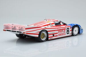 Porsche 956L Spirit of America #8 G. Follmer / J. Morton / K. Miller 24 Hours of Le Mans 1986 Minichamps 1:18 180866508 Metal — billede 3 af 8