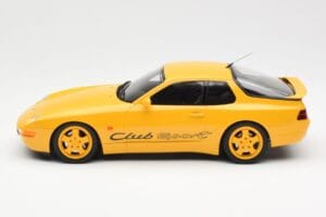 Porsche 968 Clubsport Gul GT Spirit 1:18 GT129 Resin — billede 3 af 6
